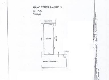 Planimetria Garage/posto auto